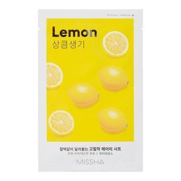 Тканинна маска з екстрактом лимону Airy Fit Sheet Mask Lemon 454736 фото