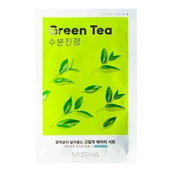 Тканинна маска з екстрактом зеленого чаю Airy Fit Sheet Mask Green Tea 454729 фото