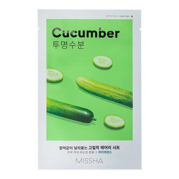 Тканинна маска з огірковим екстрактом Airy Fit Sheet Mask Cucumber 454712 фото