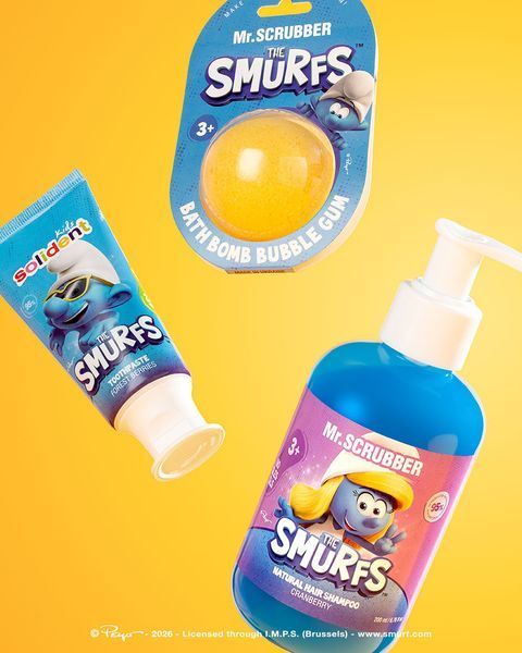 Натуральна зубна паста Solident Kids / лісові ягоди The Smurfth з фтором 1000 ppm 5067 фото