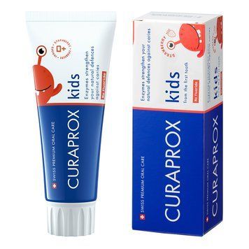 Зубна паста дитяча kids Strawberry Zero Fluoride 0+ , 60 мл 429466 фото