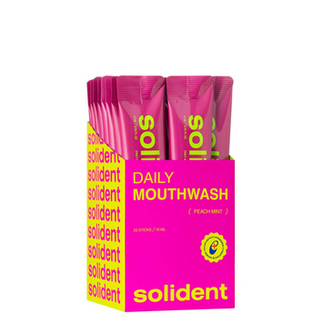 Ополіскувач для ротової порожнини в стіках Solident Peach mint 17325 фото