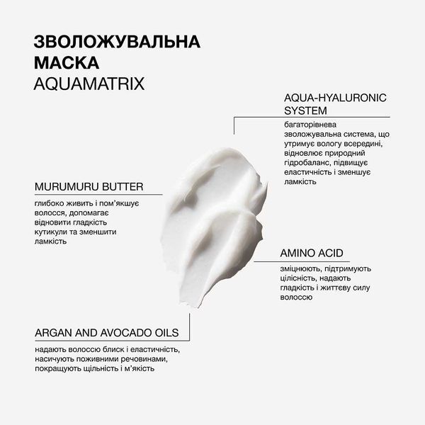 Зволожувальна маска для всіх типів волосся Aquamatrix 705289 фото