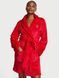Плюшевий халат Short Cozy Robe Red 545464 фото 1