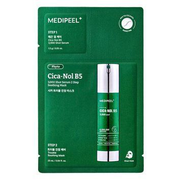 Набір двоетапна сироватка та маска з центелою Medi-Peel Phyto Cica-nol B5 3000 Shot Serum 2 Step Mask 25053 фото